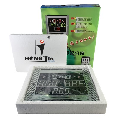 Hongjie Billiards LED Digital Billiards Snooker Pool Table Scoreboard