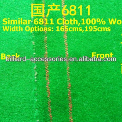 Simulated 6811 Billiards Table Cloth 100% Wool