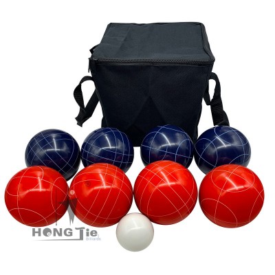 Hongjie Billiards Adult Outdoor Games 100MM Resin Bocce Ball Set