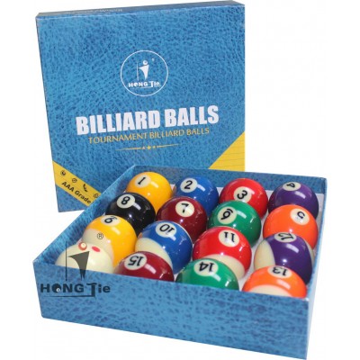 HONGJIE Factory Professional high quality 3A  billiard ball 57mm, Crystal pool ball set