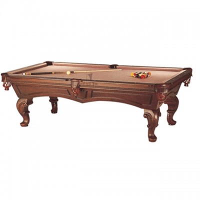 Economics Price Hand Carving Solid Wood Billiard Pool Table