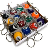 Hongjie Billiards promotion billiard gift keychain high quality