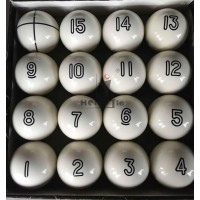 New Style 68 mm Resin Russian Billiards Balls Sets