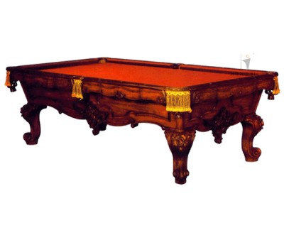 High quality hand carved wood Pool table, Billiard snooker table