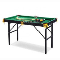 4Ft Mini Indoor Sport MDF Snooker Foldable Pool Table With Folding Legs