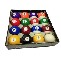 USA Deluxe Pool Ball Set Standard Mini  Pool Table Billiard Ball Set, Art Number Style pool table include cue ball