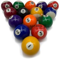 Hongjie hot sale economic billiard ball set pool ball set 2-1/4"(57.2mm)